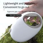 Dog leash automatically retractable dog leash dog chain medium-sized small dog walking dog Teddy bear pet special color light gray blue smoke pink ivory white mint green specifications (length * width) 3m 5m.